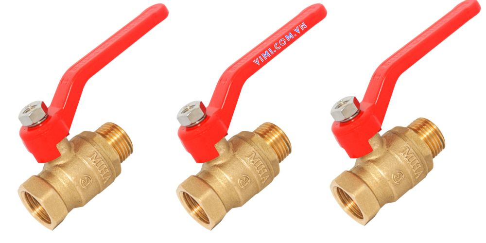 Van bi đồng tay gạt van bi đồng tay gạt ren trong 105 14