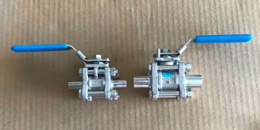 van bi inox 304 nối hàn 105 9