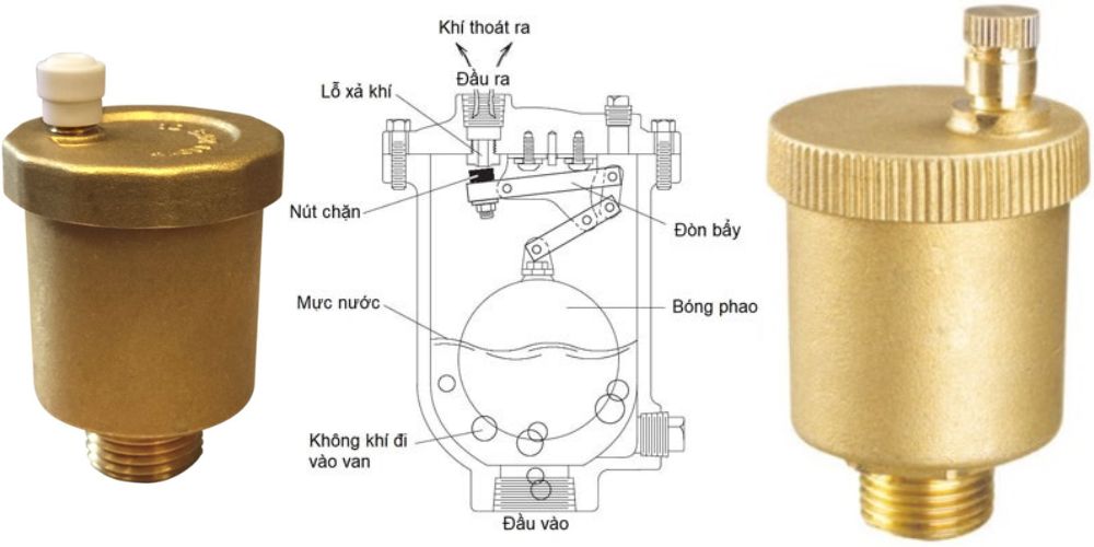 cấu tạo van xả khí đồng 105 2