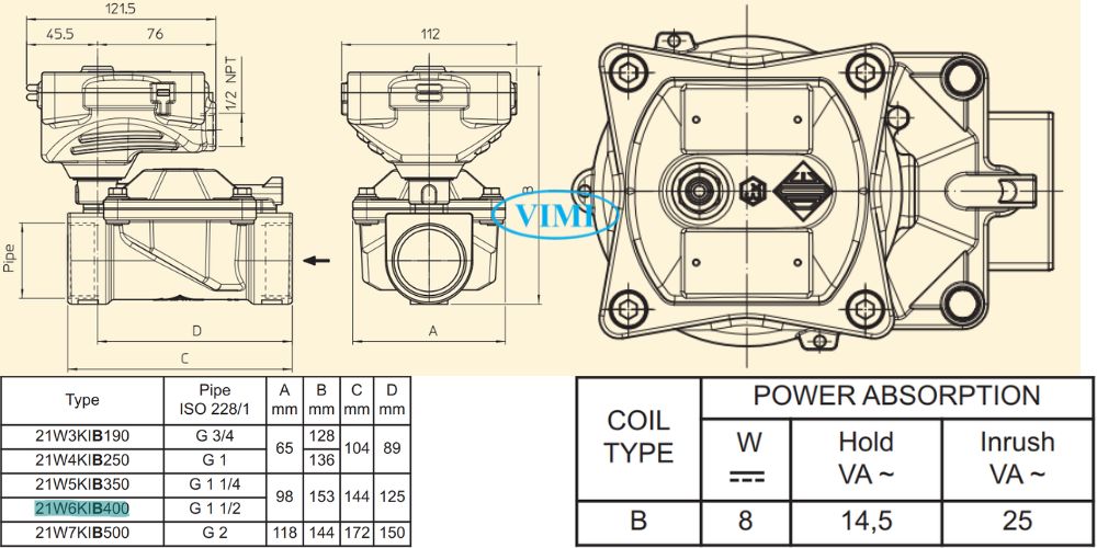 Ode 21W6KIV400 105 7