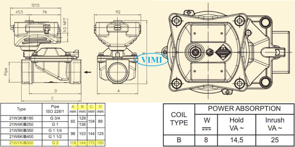 Ode 21W7KIV500 105 7