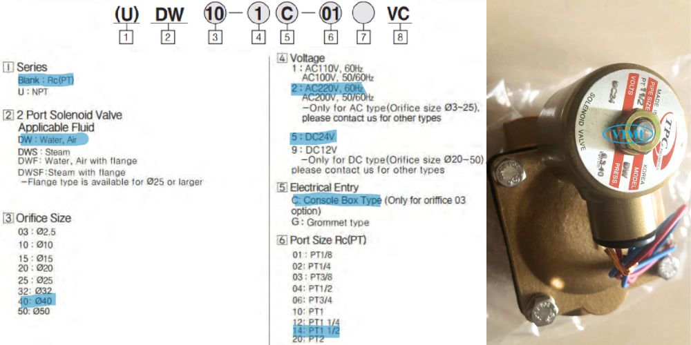 Tpc Dw40 2c 14 5c 105