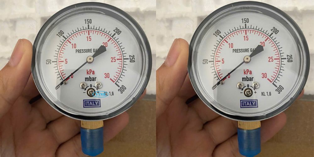 đồng hồ áp suất Italy 0 30kpa 300mbar 2