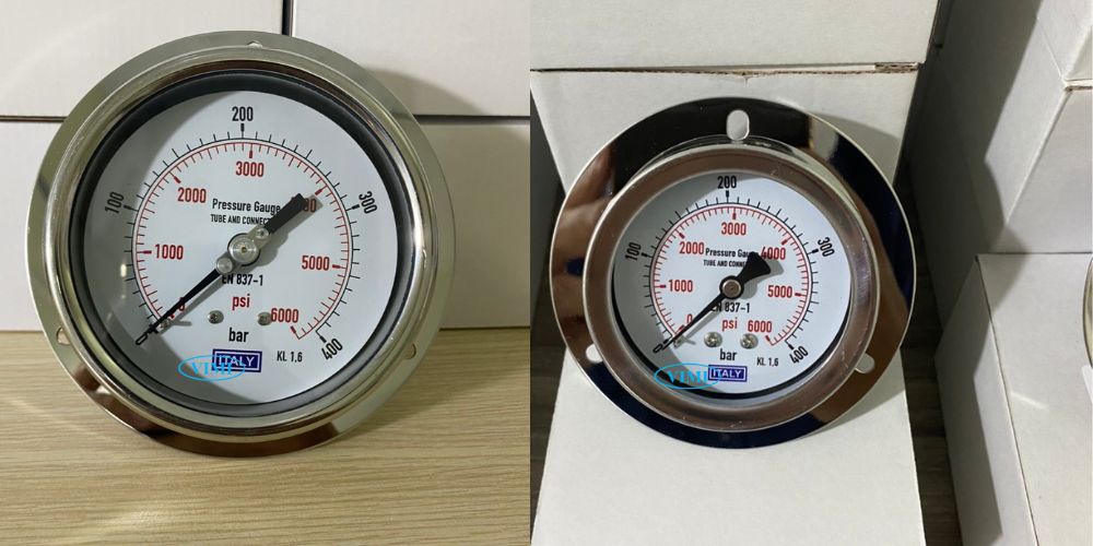 đồng hồ áp suất italy 0 400bar 6000psi 2