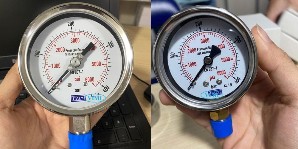 đồng hồ áp suất italy 0 400bar 6000psi 3
