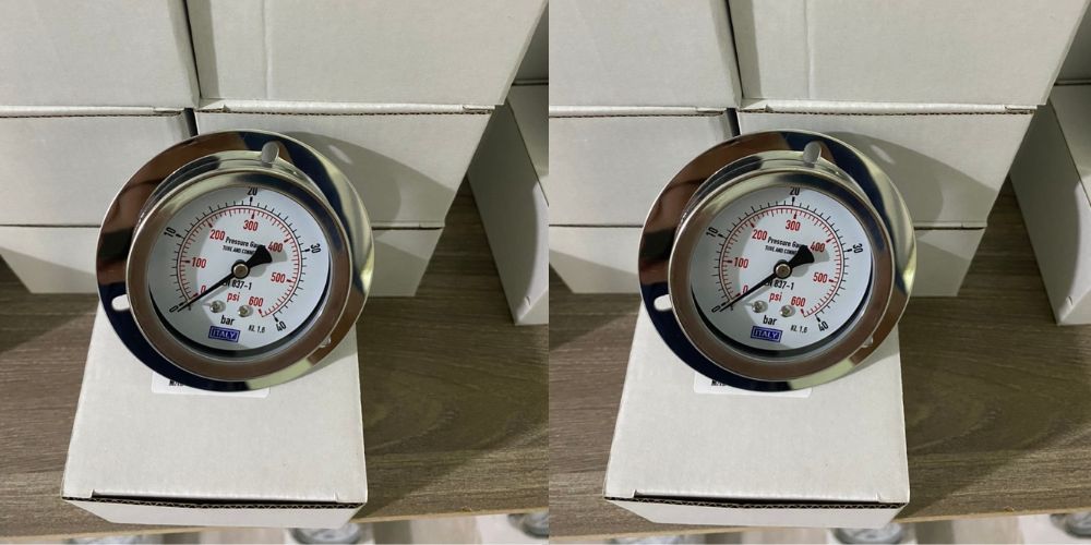 đồng hồ áp suất Italy 0 40bar 600psi