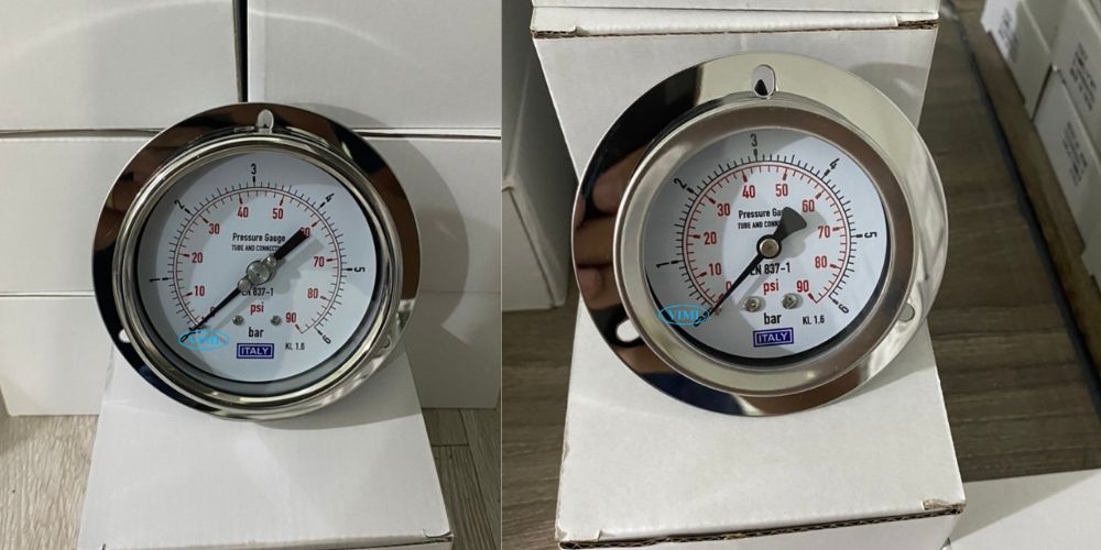 đồng hồ áp suất Italy 0 6bar 80psi 3