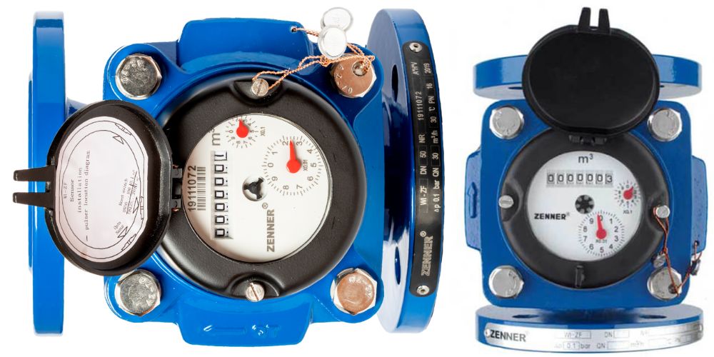 Zenner nước thải đồng hồ đo nước thải zenner 23