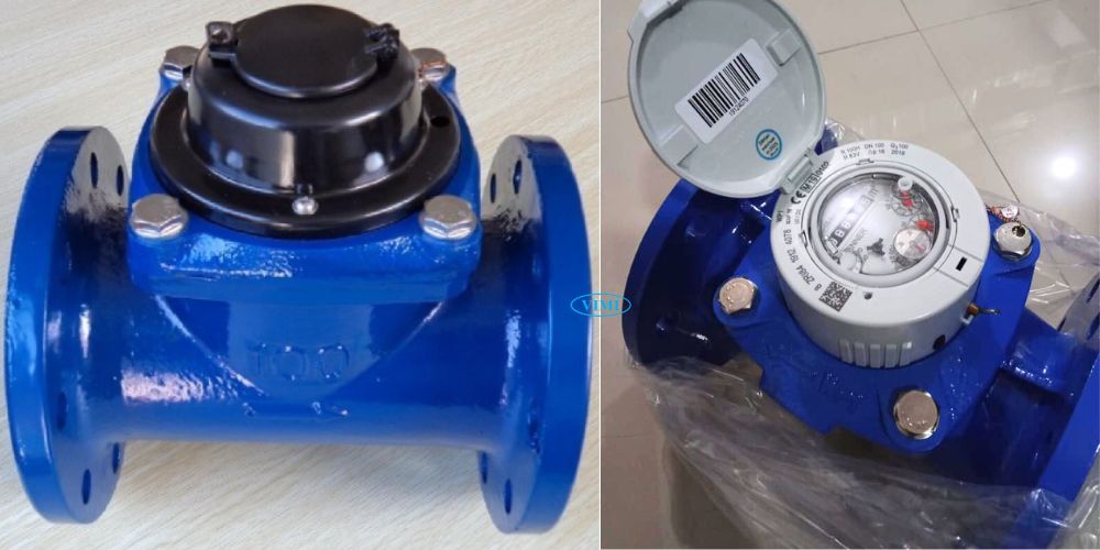 đồng hồ nước lắp bích zenner 13