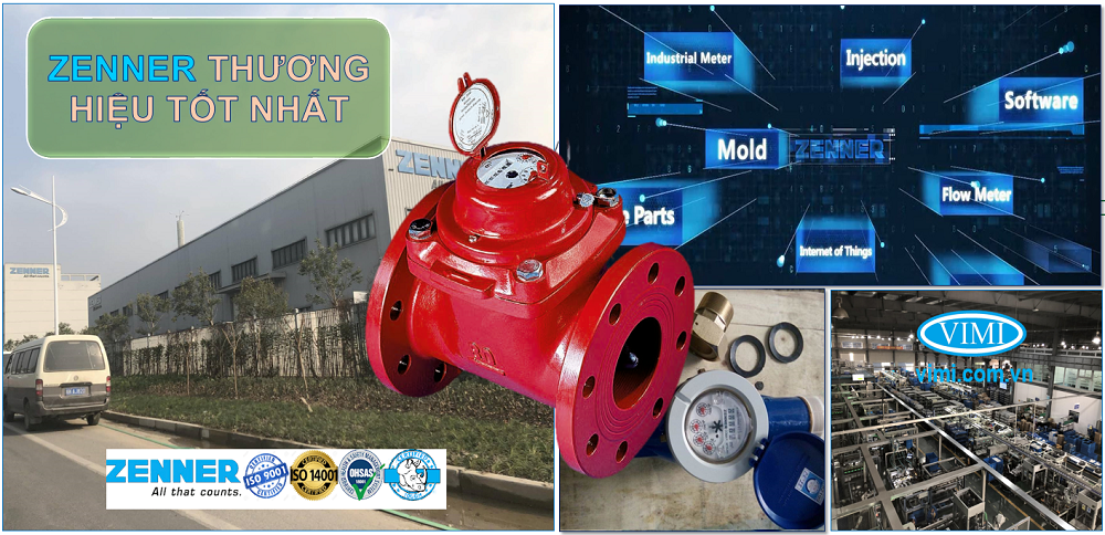 Zenner nước nóng đồng hồ nước nóng zenner 4