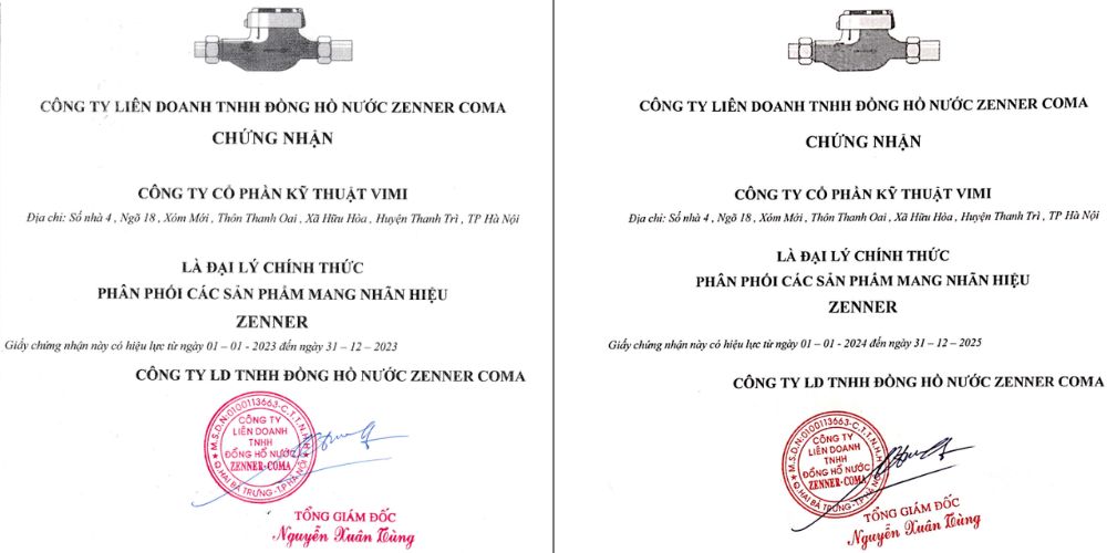 đồng hồ nước zenner 105 3