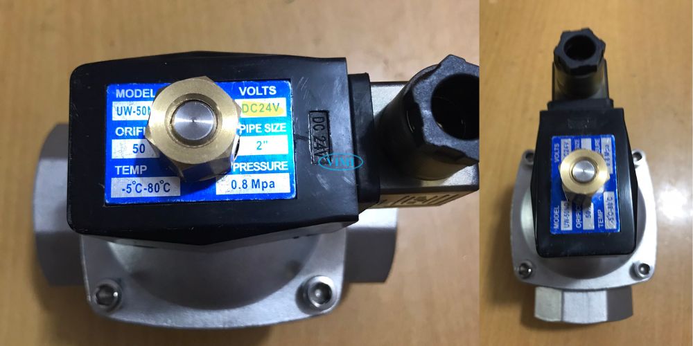 van điện từ 24v thường mở