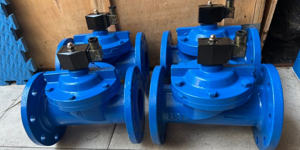 van điện từ 24v mặt bích