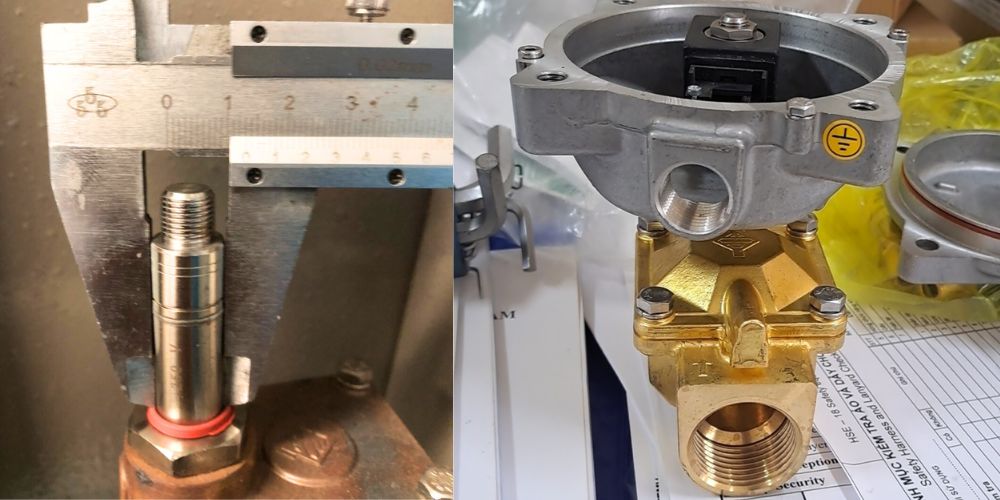 thân van điện từ thường đóng