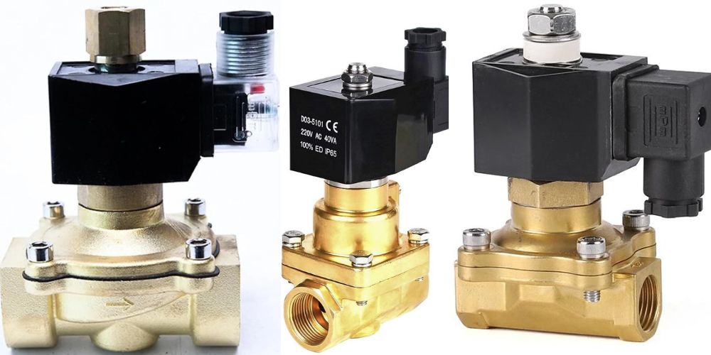 van điện từ thường mở thân đồng