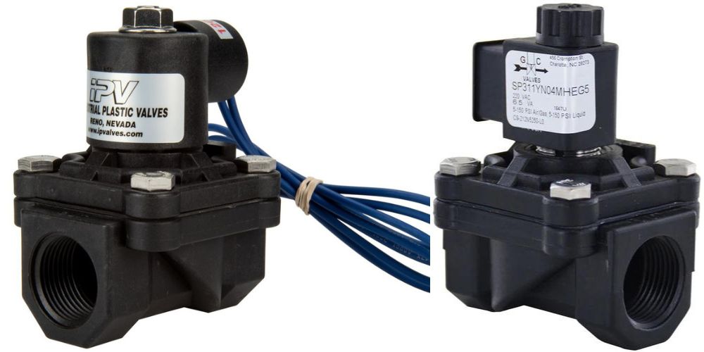 van điện từ thường mở thân nhựa