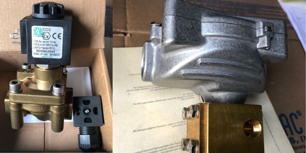 van điện từ thường mở dùng cho môi chất đặc biệt