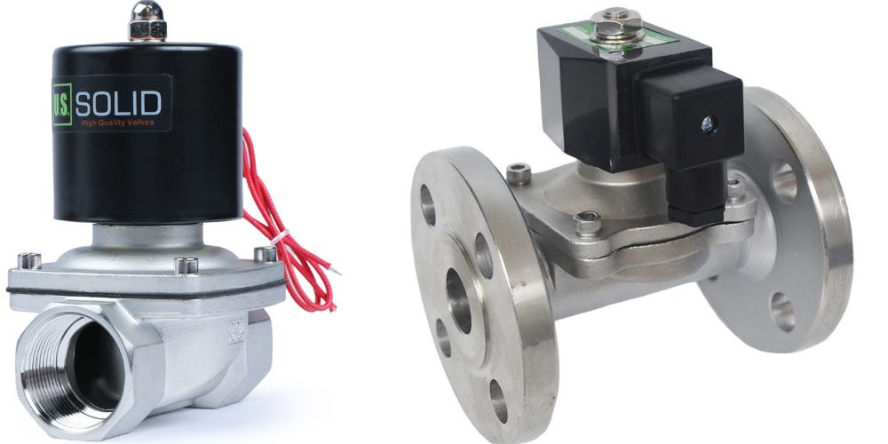 kết nối của van điện từ thường mở