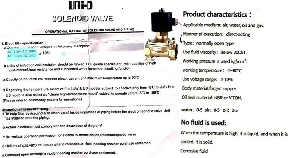van điện từ unid 3