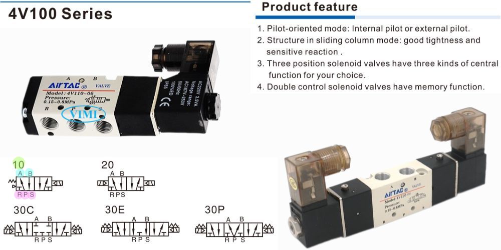 Airtac 4v110 06 Dc24v M5