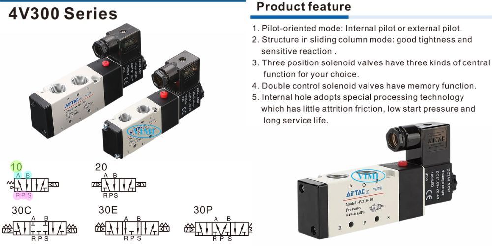 Airtac 4V310 08 | 4V310 08B | 4V310 10 Airtac 4v310 08 08b 10