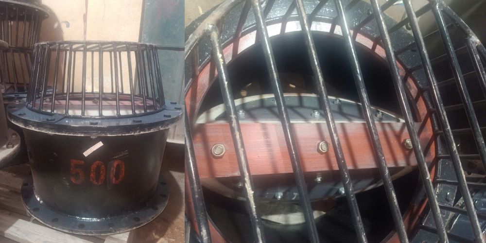 rọ bơm gang cỡ lớn