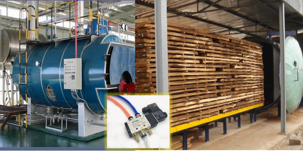 van điện từ khí nén trong sản xuất