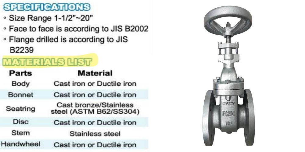 Bueno BWS-G01R | Van cổng ty nổi ASME Bueno Bws G01r