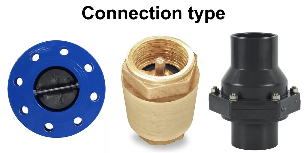 cách kết nối các loại van 1 chiều