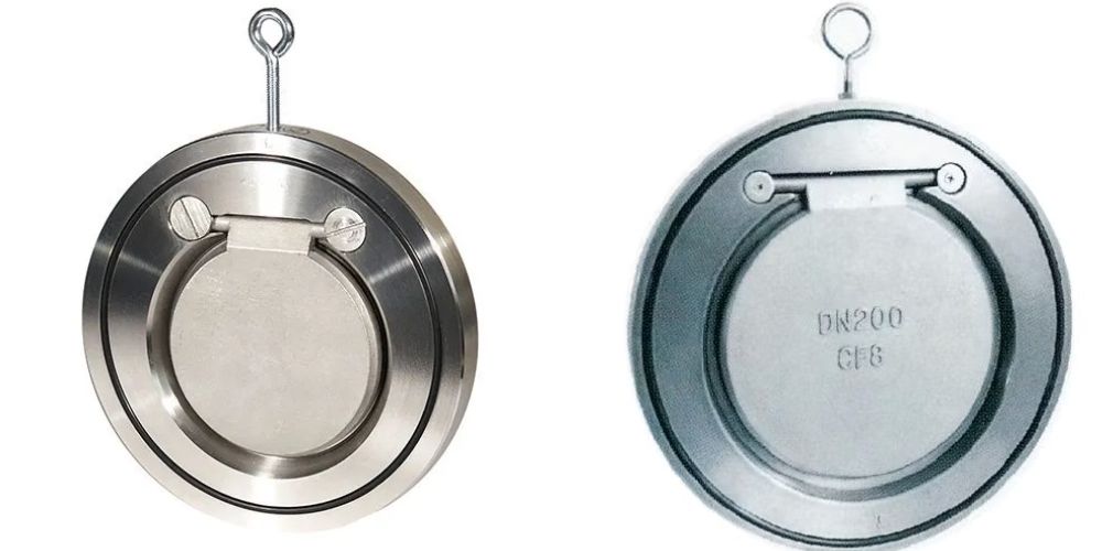 van 1 chiều dn200 cửa lật