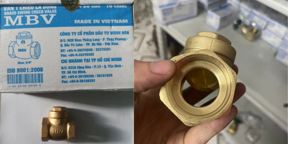 van 1 chiều lá lật