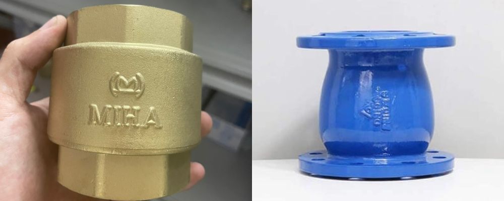 van 1 chiều lò xo