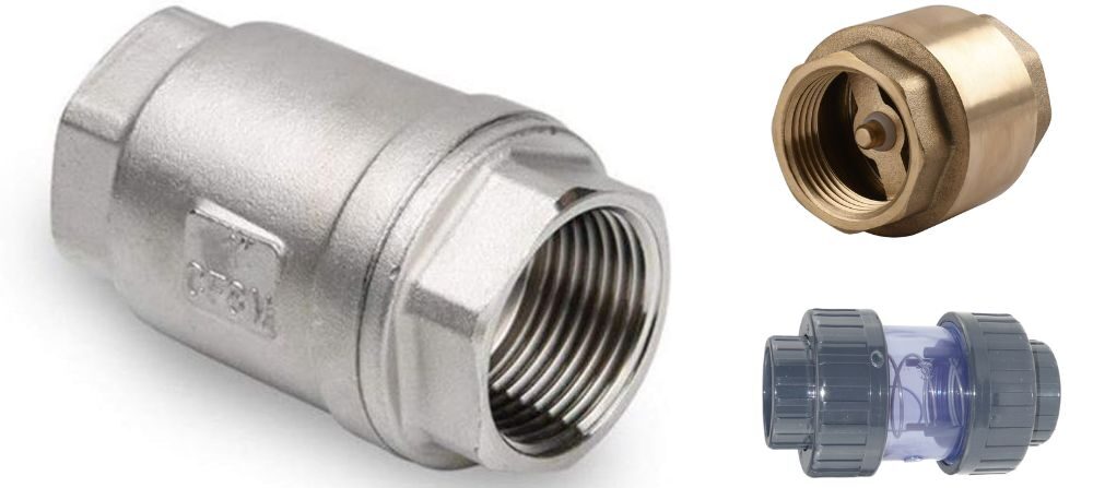 tại sao cần van 1 chiều lò xo inox