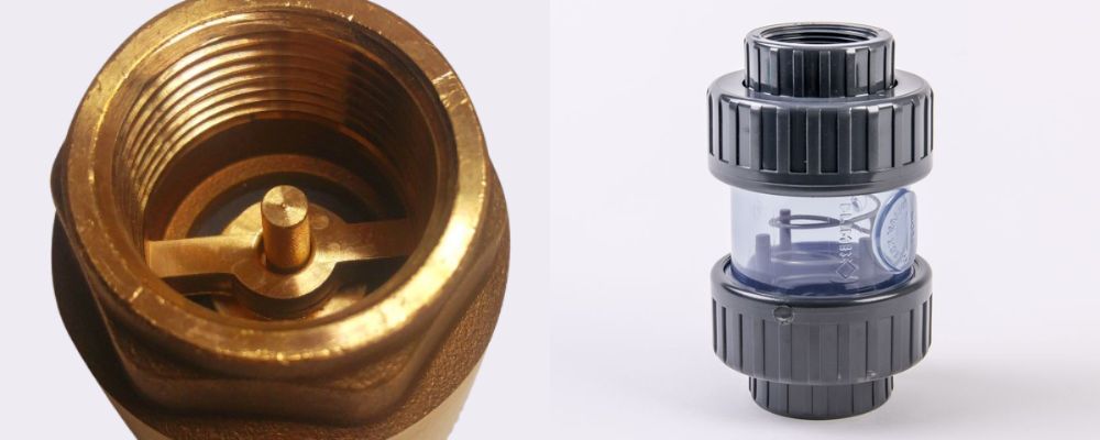 van 1 chiều lò xo