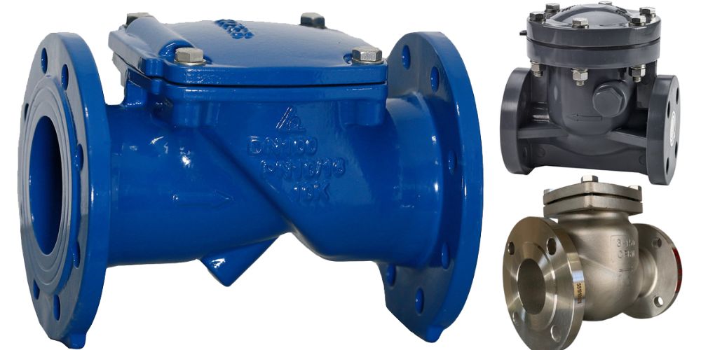 van 1 chiều mặt bích