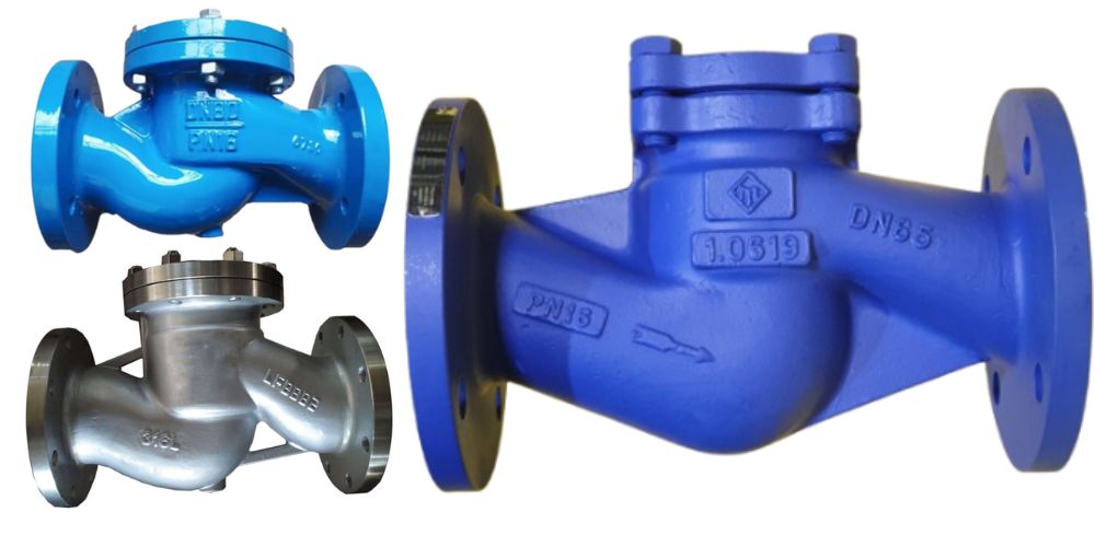 van 1 chiều mặt bích