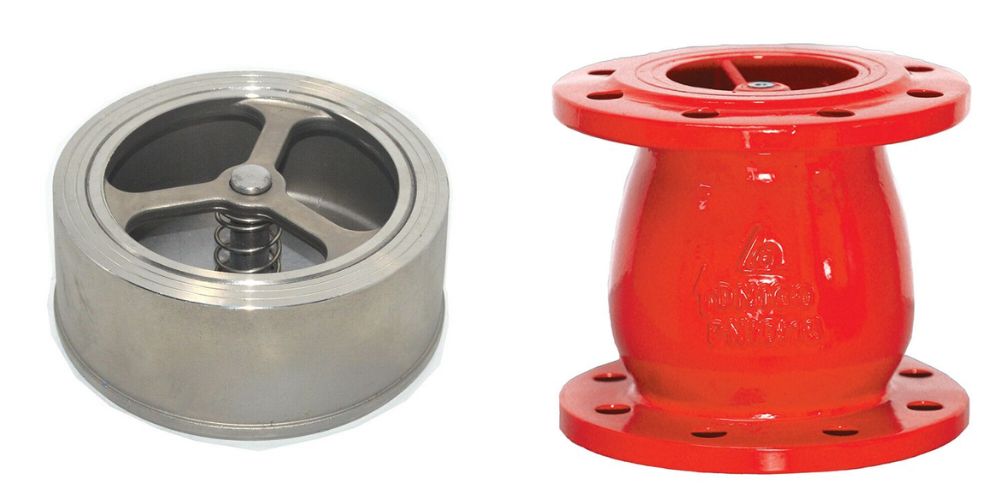 van 1 chiều mặt bích