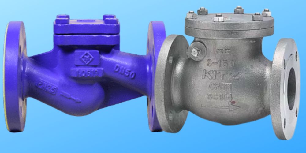 van 1 chiều mặt bích