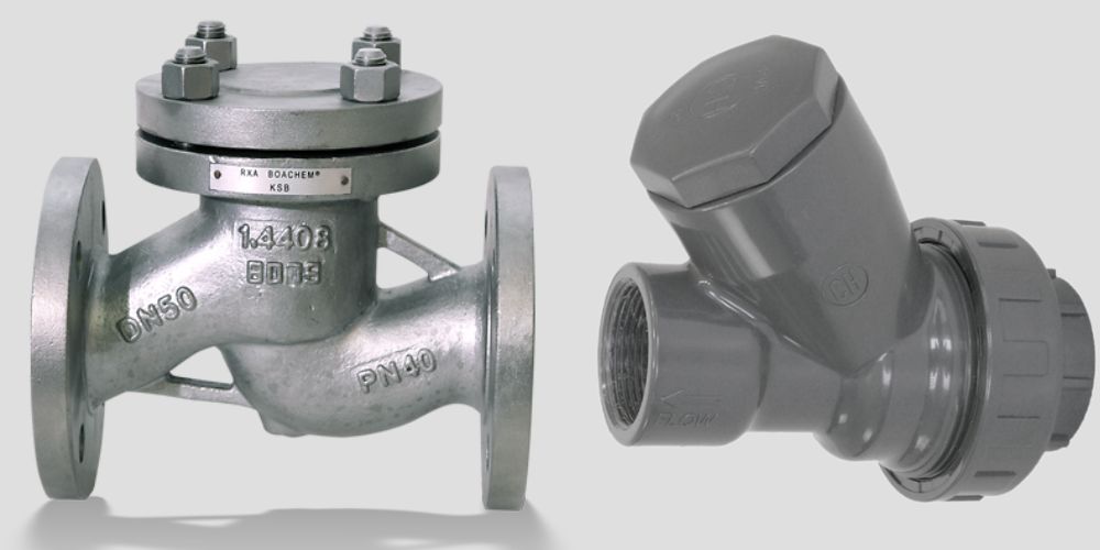 Van bi 1 chiều - Van 1 chiều bi vật liệu van bi 1 chiều