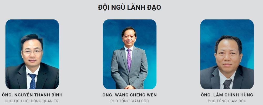 đội ngũ lãnh đạo van shinyi