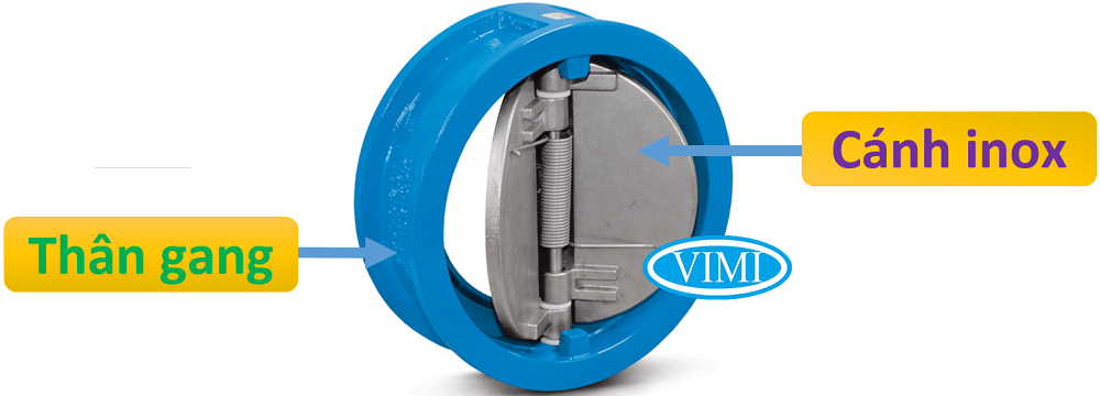 Wonil WHGS-40 | 1 chiều cánh bướm thân gang Wonil Whgs 40