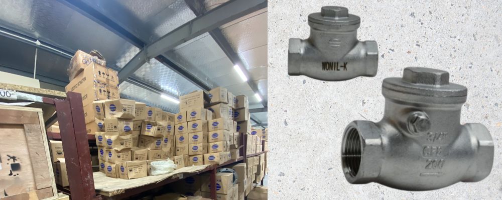 Wonil WSCS-1 | WSCS 1 - Lá lật Inox nối ren Wonil Wscs 1