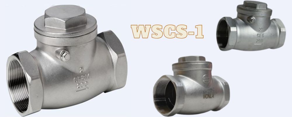 Wonil WSCS-1 | WSCS 1 - Lá lật Inox nối ren Wonil Wscs 1