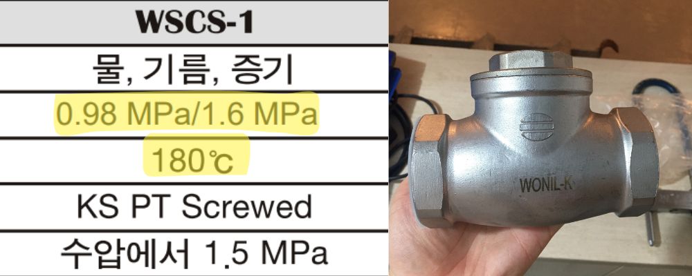 Wonil WSCS-1 | WSCS 1 - Lá lật Inox nối ren Wonil Wscs 1