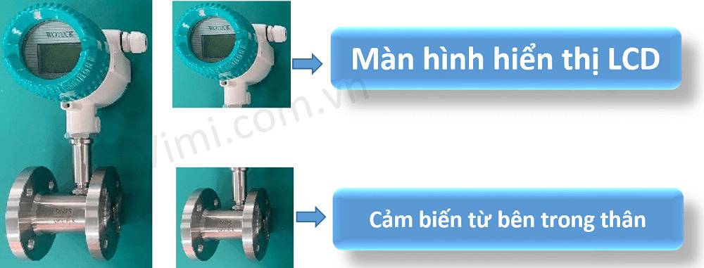 Đồng hồ đo nước inox điện tử Woteck Đồng hồ đo nước inox Woteck