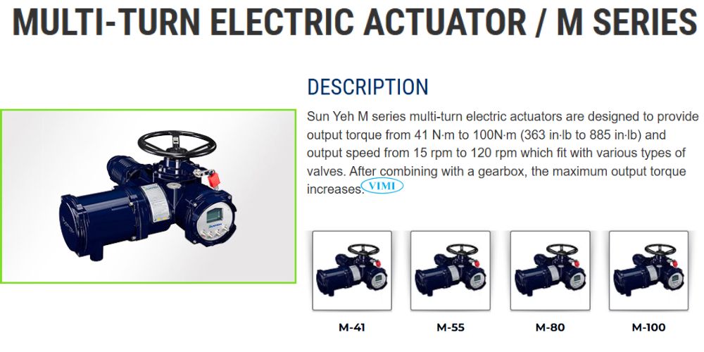 SunYeh Valve | OM 1 - Popular Sunyeh Valve