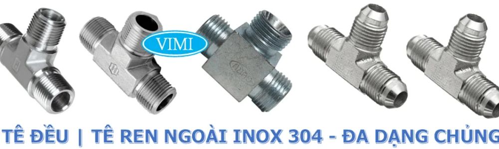 Tê ren inox 304