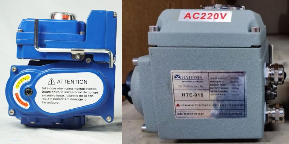 động cơ điện của van 3 ngã điều khiển điện