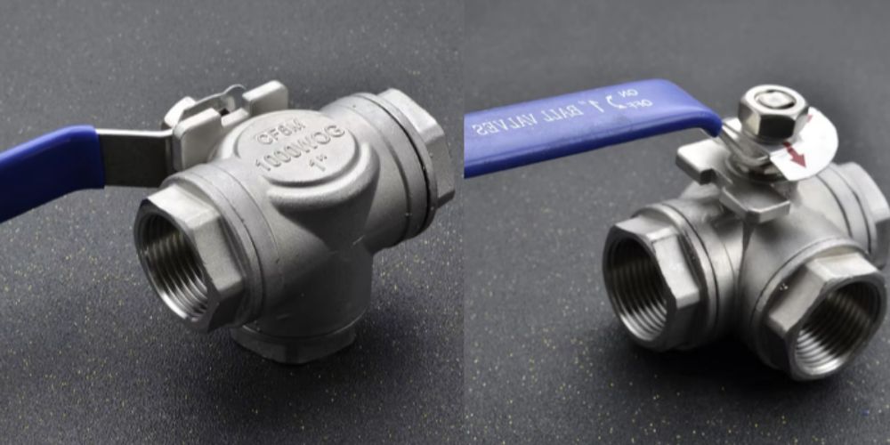 vật liệu van bi 3 ngã inox