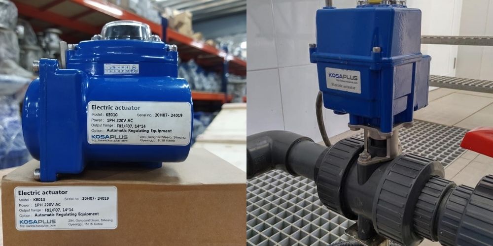 Van bi điện Kosaplu van bi điện Kosaplus